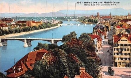 Basel, Die drei Rheinbrücken