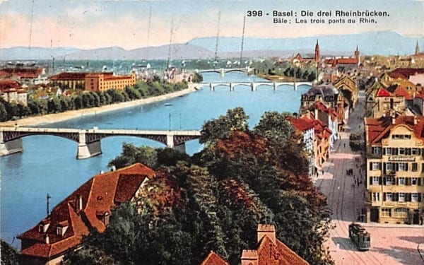 Basel, Die drei Rheinbrücken