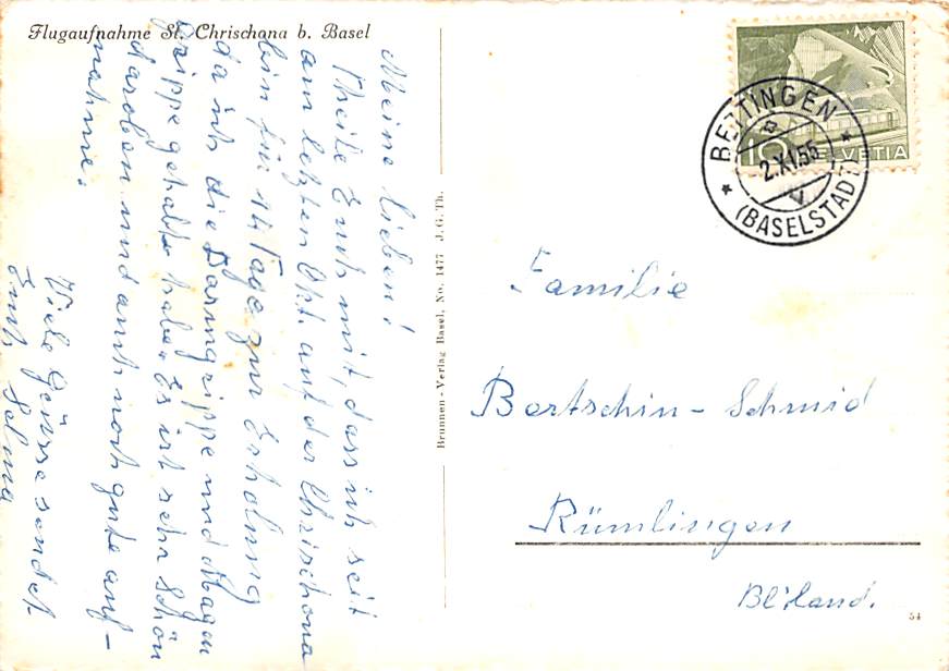 St. Chrischona b. Basel, Flugaufnahme