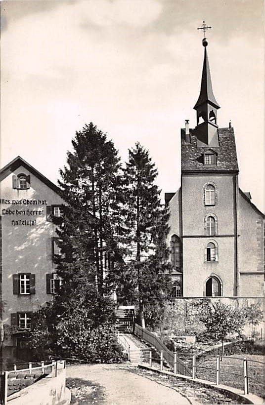 St. Chrischona b. Basel, Alte Heimat mit Kirche