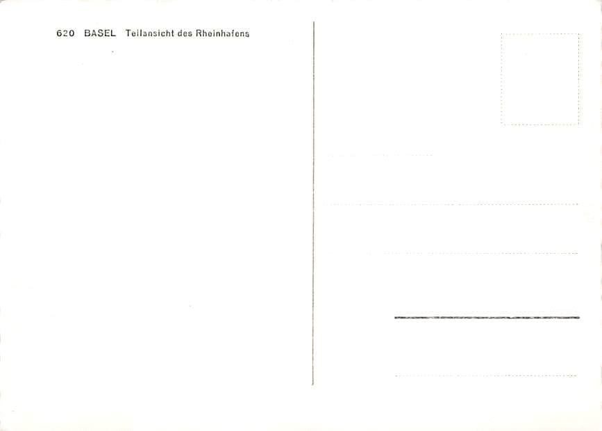 Basel, Teilansicht des Rheinhafens