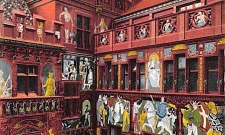 Basel, Rathaushof (Hinterfassade)