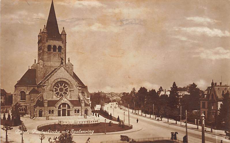 Basel, Pauluskirche mit Spalenring