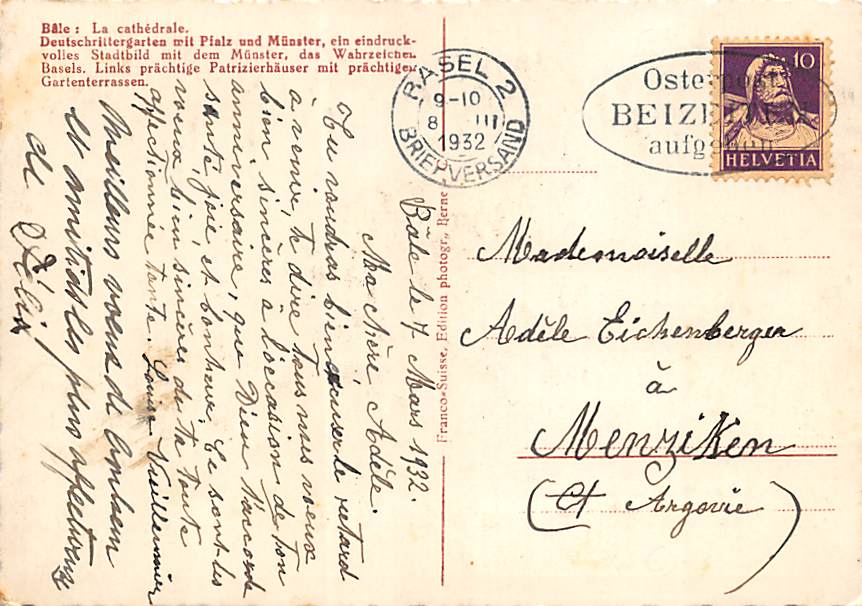 Basel, Deutschrittergarten u. Münster