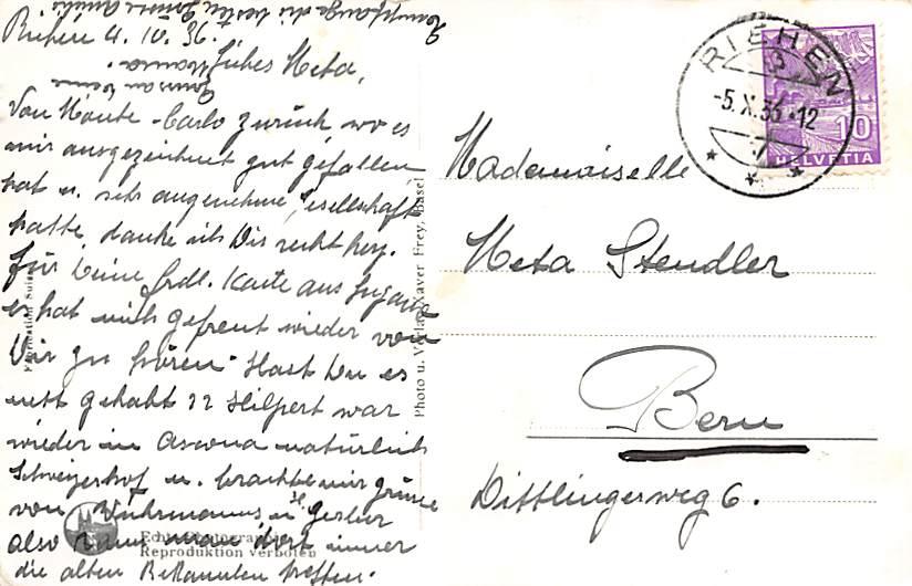 Basel, Rheinpartie mit Münster u. Dampfschiff