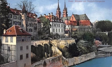 Basel, Münster mit Deutschrittergarten