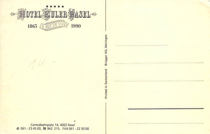 Basel, Zentralbahn-Platz