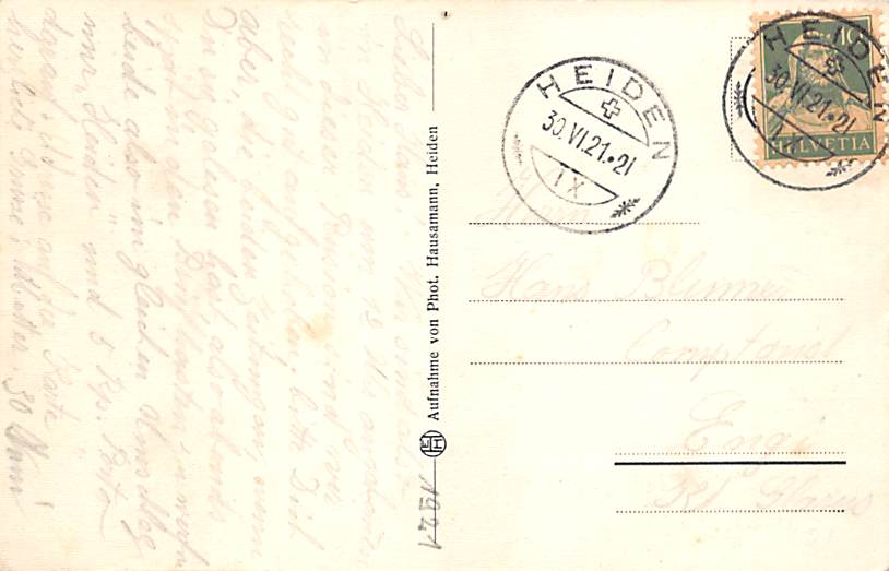 Heiden, Pension Rechsteiner