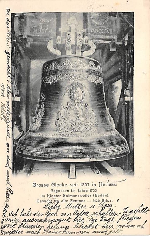Herisau, Grosse Glocken seit 1807