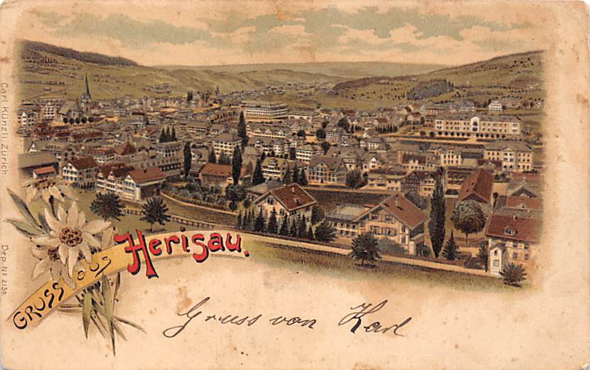 Herisau, Gruss aus Herisau