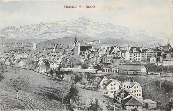 Herisau, mit Säntis