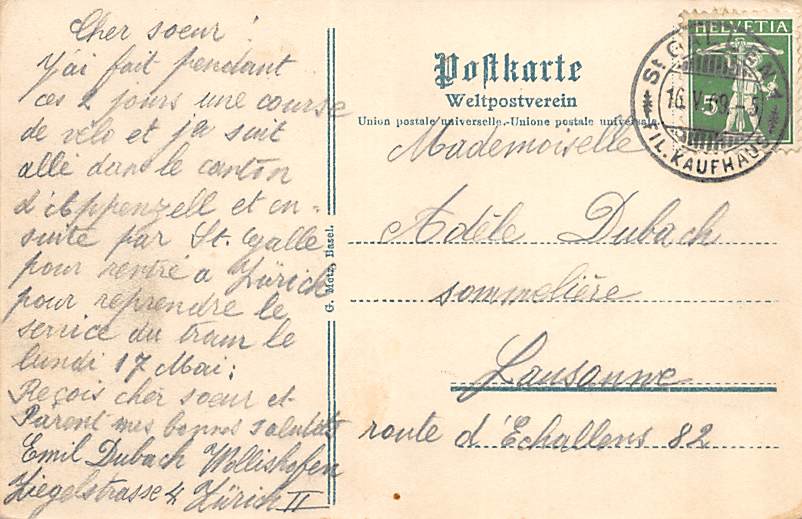 Herisau, mit Säntis