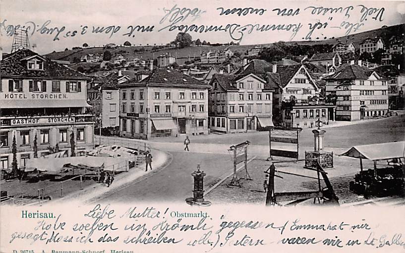 Herisau, Obstmarkt