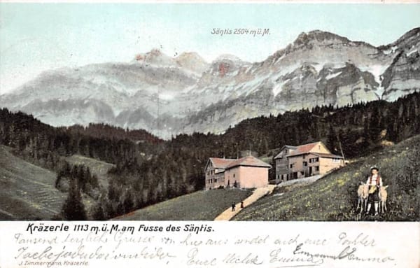 Urnäsch, Kräzerle am Fusse des Säntis