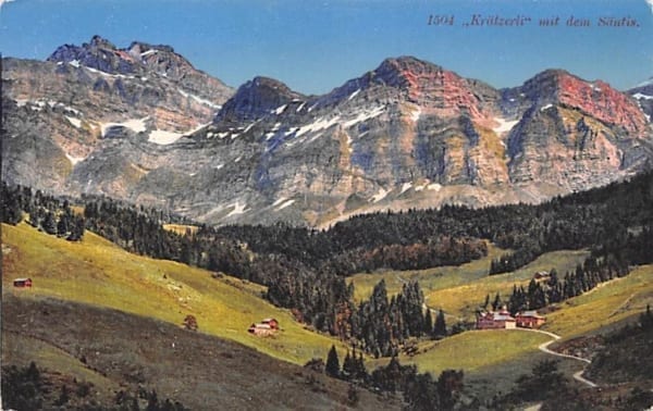 Urnäsch, Kräzerli mit dem Säntis