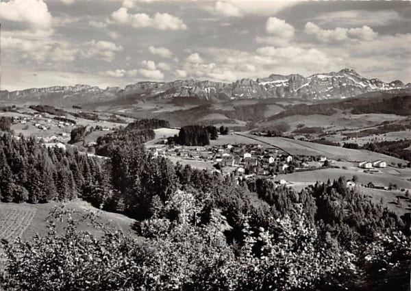 Lustmühle, Blick zur Säntiskette