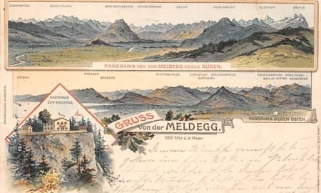 Walzenhausen, Gruss von der Meldegg