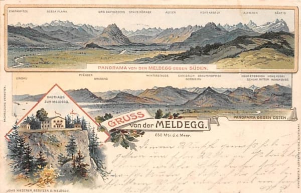 Walzenhausen, Gruss von der Meldegg