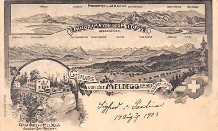 Walzenhausen, Gruss von der Meldegg