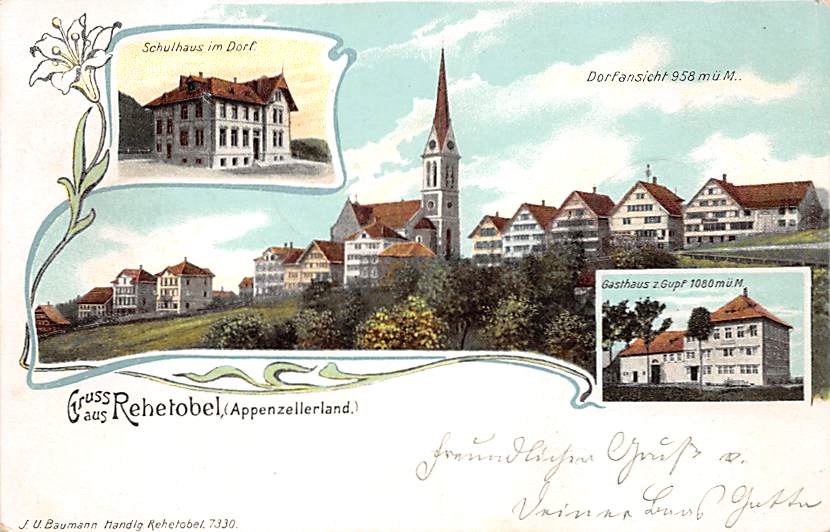 Rehetobel, Gruss aus Rehetobel