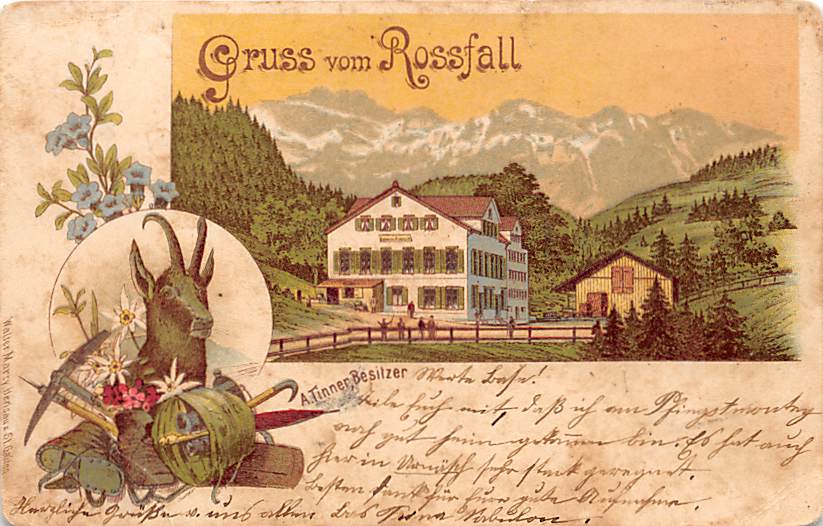 Rossfall, Gruss aus Rossfall