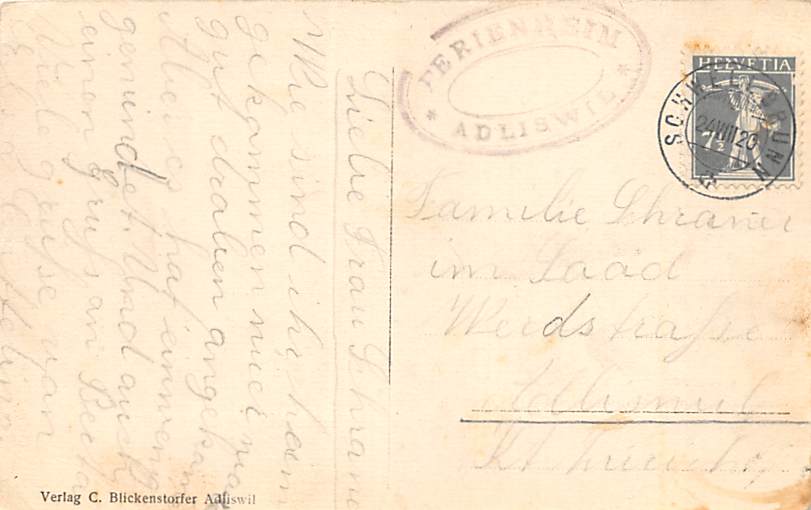 Schwellbrunn, Ferienheim Adliswil