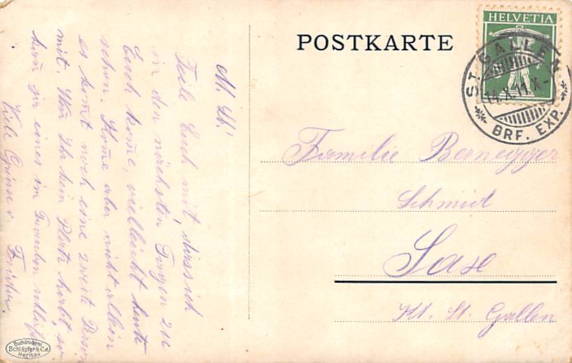 Stein, mit Säntiskette von Norden