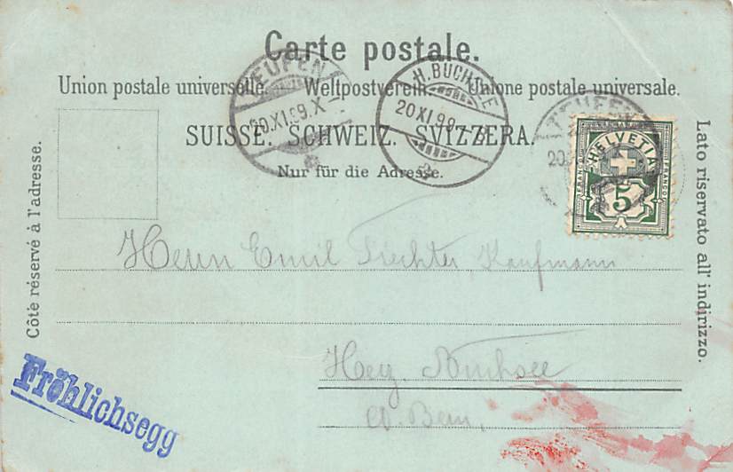 Fröhlichsegg, Gruss von der Fröhlichsegg