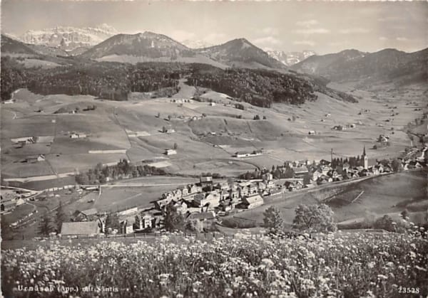 Urnäsch, mit Säntis