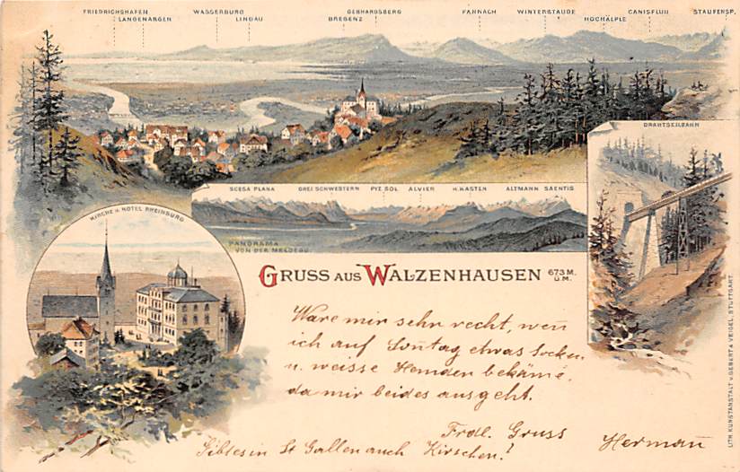 Walzenhausen, Gruss aus Walzenhausen