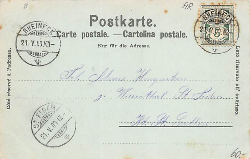 Walzenhausen, Gruss aus Walzenhausen-Rheineck