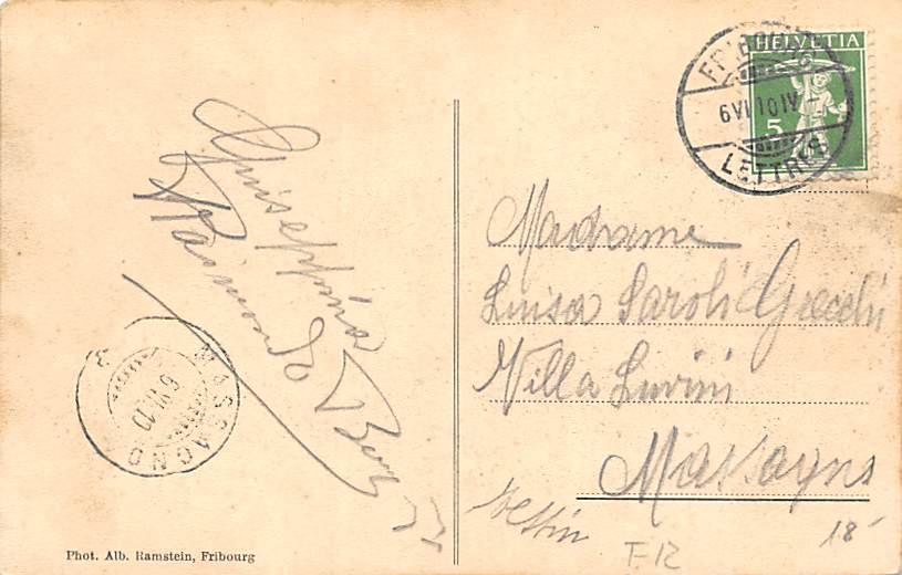 Freiburg, Trompettes de Säckingen 1910