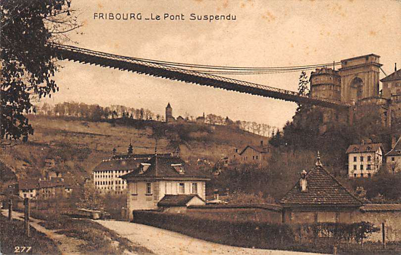 Freiburg, Le Pont Suspendu