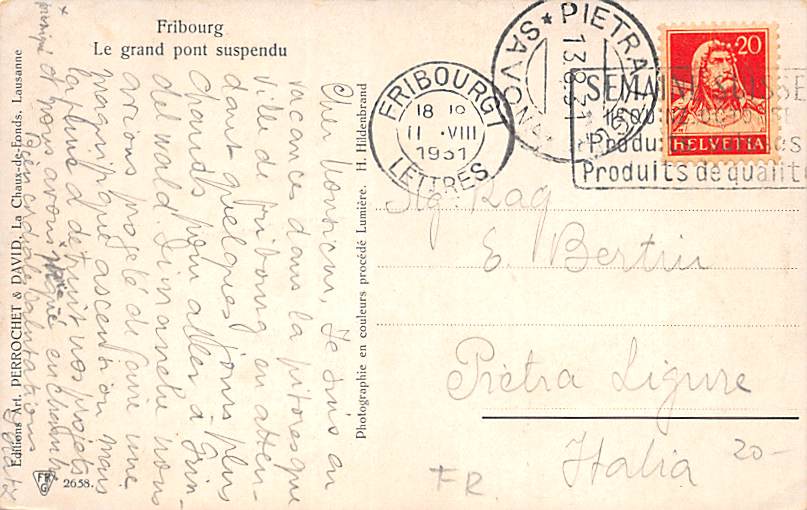 Freiburg, Le grand pont suspendu