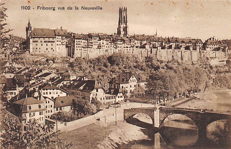 Freiburg, vue de la Neuveville