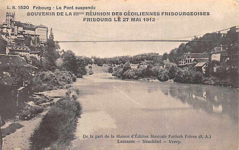 Freiburg, Le Pont suspendu