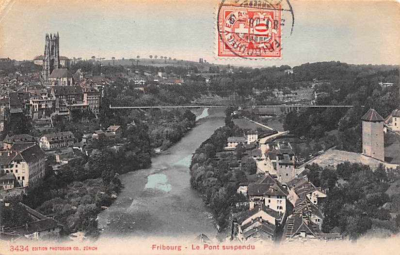 Freiburg, Le Pont suspendu