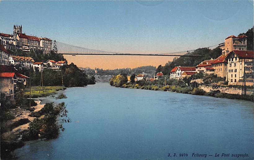 Freiburg, Le Pont suspendu