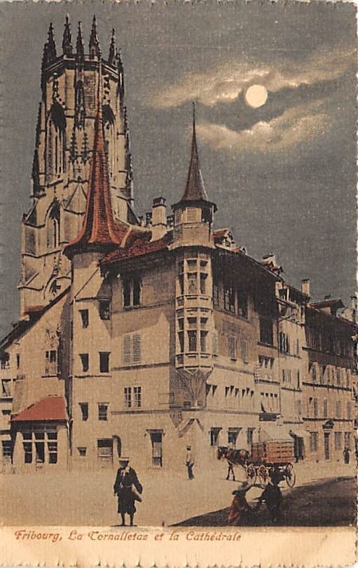 Freiburg, La Tornalletaz et la Cathédrale