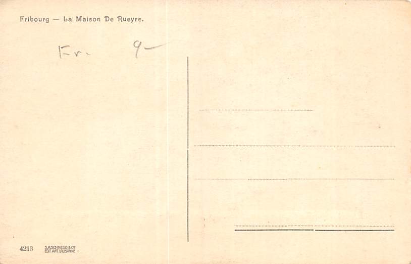 Freiburg, La Maison de Rueyre