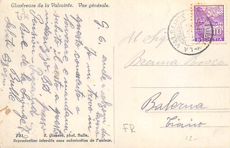 La Valsainte, Vue générale