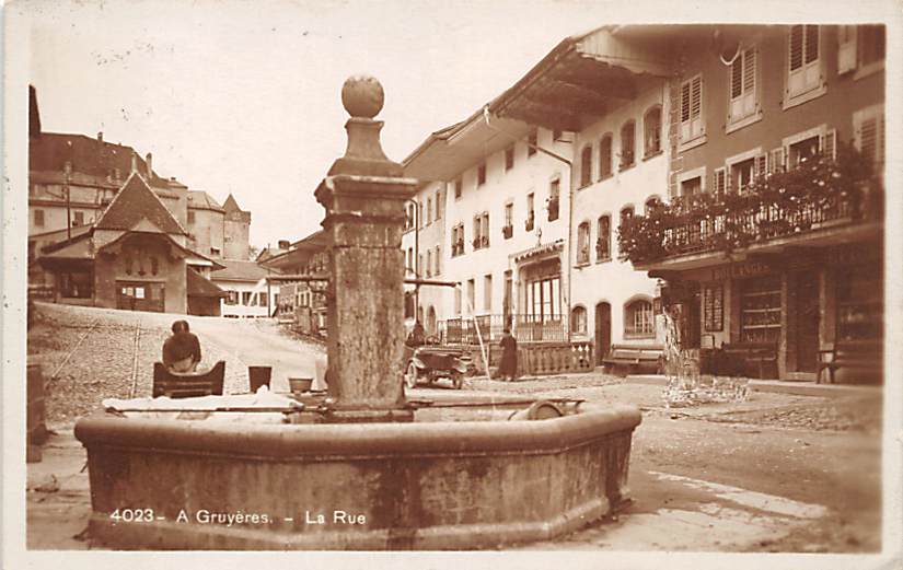 Gruyères, La Rue