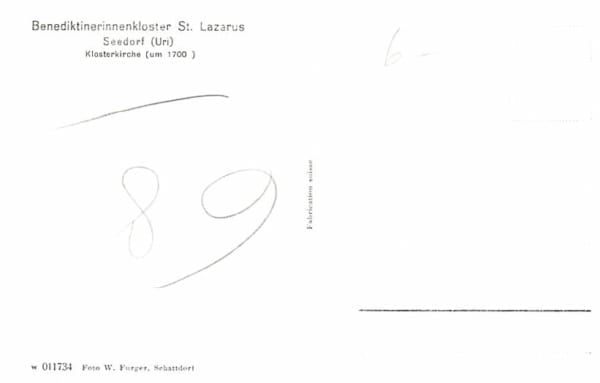 Seedorf, Benediktinerinnenkloster St. Lazarus