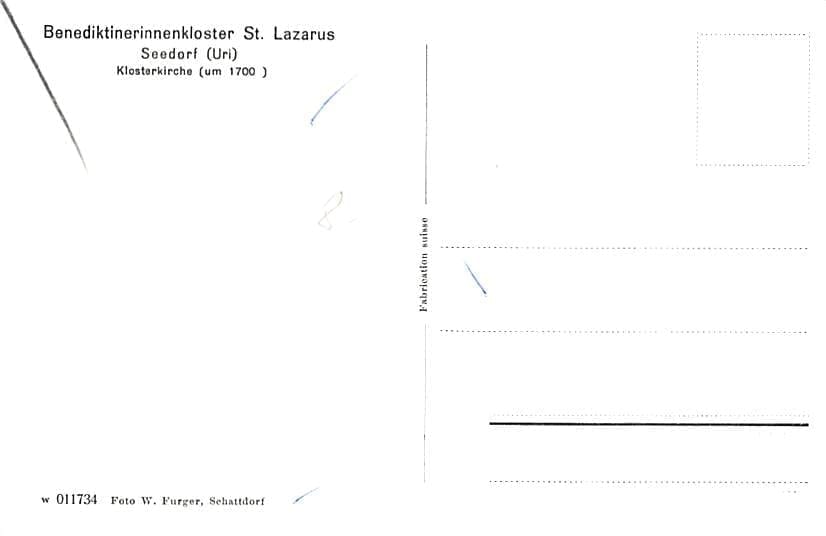 Seedorf, Benediktinerinnenkloster St. Lazarus