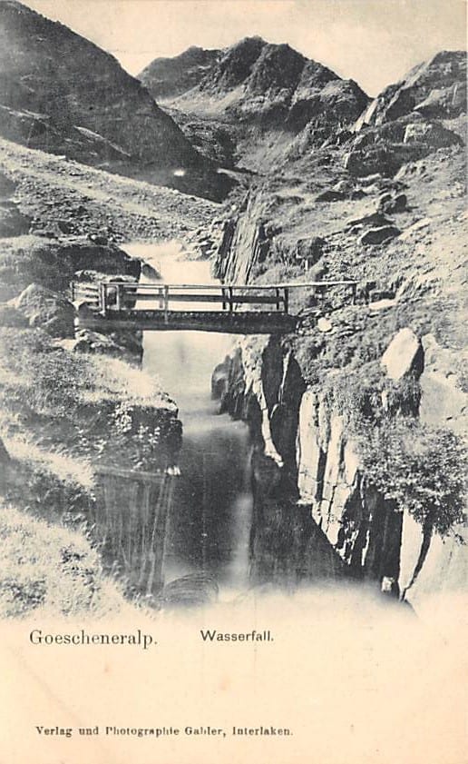 Goescheneralp, Wasserfall