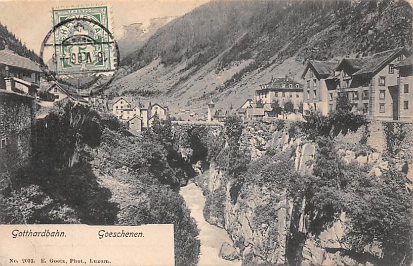 Goeschenen, Gotthardbahn