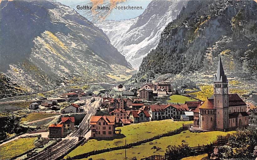 Goeschenen, Gotthardbahn