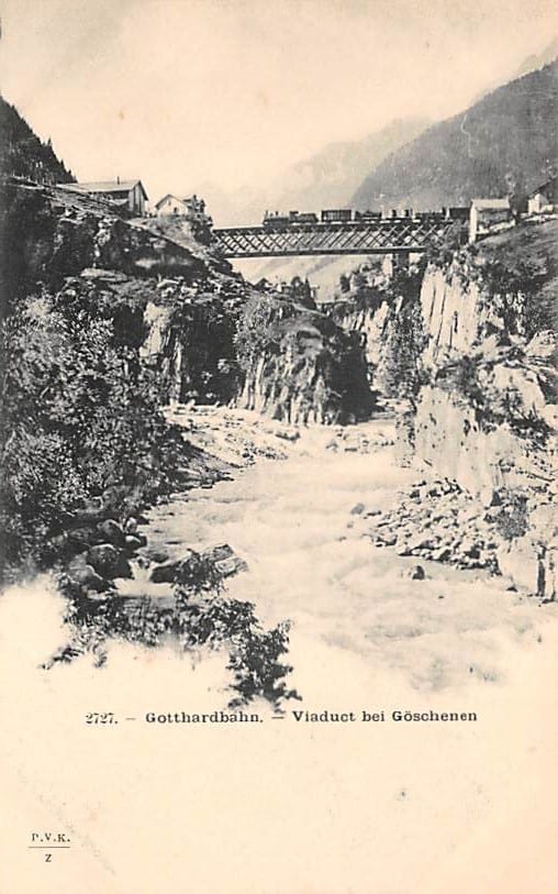 Goeschenen, Gotthardbahn, Viaduct