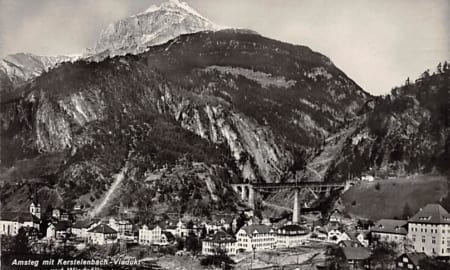 Amsteg, mit Kerstelenbach, Viadukt