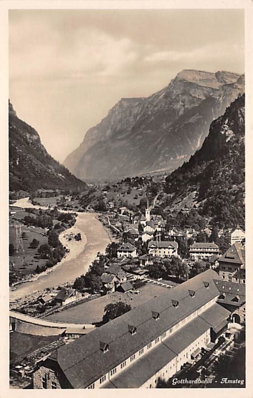 Amsteg, Gotthardbahn